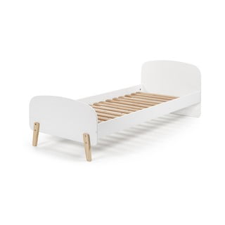 Bílá dětská postel Vipack Kiddy, 90 x 200 cm