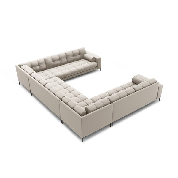 Béžová rohová pohovka do "U" Bali – Cosmopolitan Design-image-4