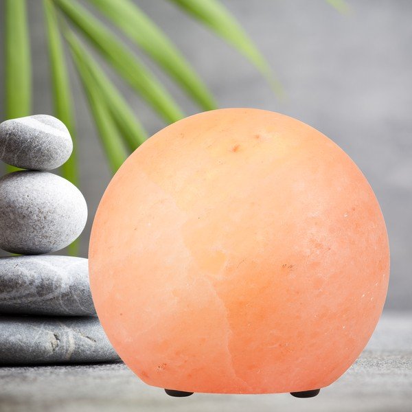 Oranžová solná lampa, výška 14 cm Sally – LAMKUR-image-1
