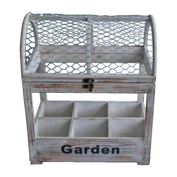 Dřevěný stojan na květiny (výška 39 cm) – Garden Pleasure-image-1