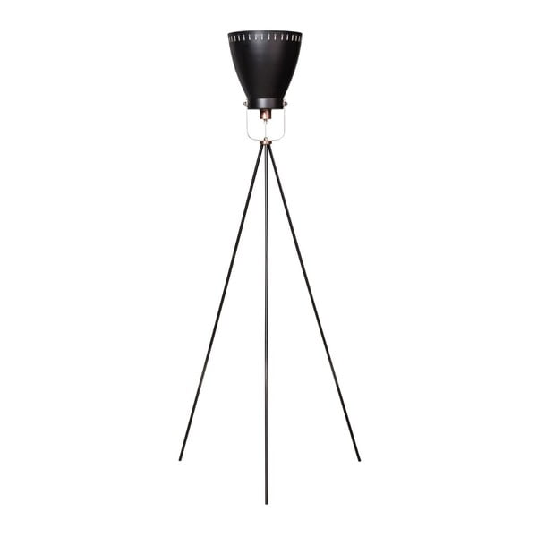 Stojací lampa s trojnožkou a měděnými detaily ETH Acate Industri