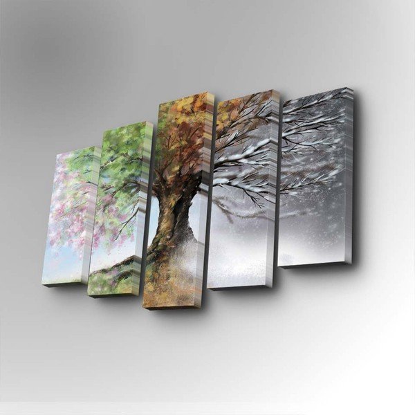 Vícedílný obraz Four Seasons, 82 x 50 cm-image-2