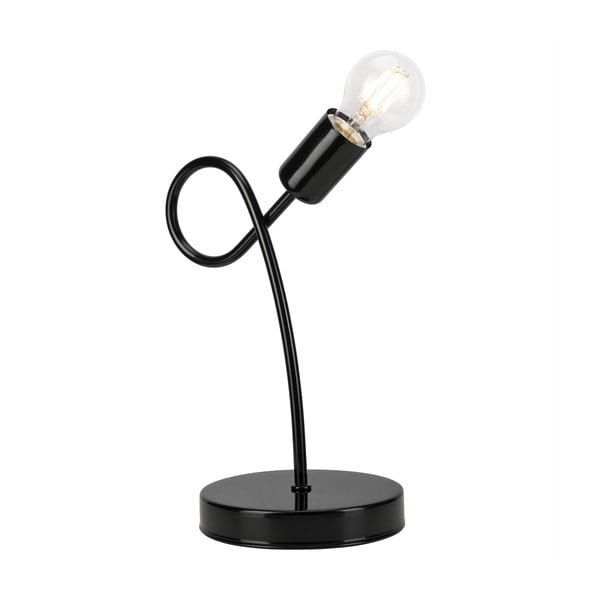 Černá stolní lampa - LAMKUR