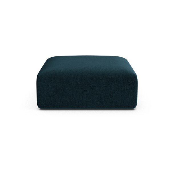 Sametová podnožka v petrolejové barvě Campi – Cosmopolitan Design-image-2