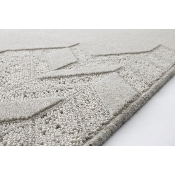 Světle šedý vlněný koberec 120x180 cm Credo – Agnella-image-2