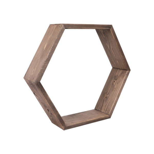 Sada 3 dřevěných nástěnných polic Bee-image-1