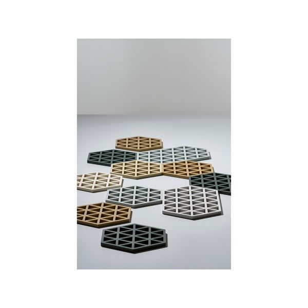 Silikonová podložka pod hrnec 24x14 cm Triangles - Zone-image-2