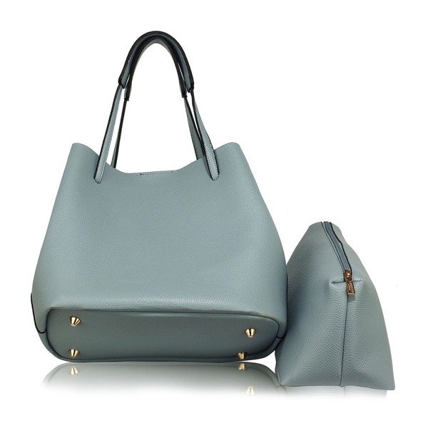 Světle modrá kabelka L&S Bags Vesinet-image-3