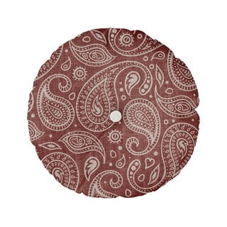 Polštář Really Nice Things Cojin Redondo Paisley, ⌀ 37 cm