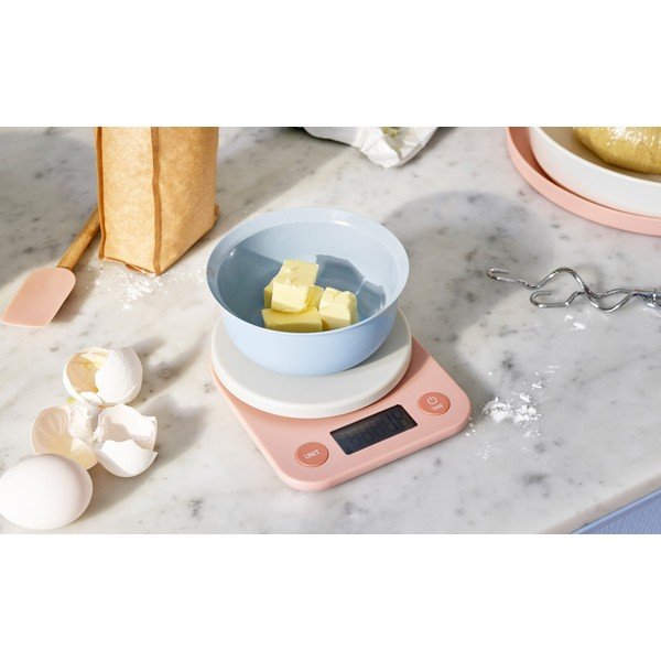 Černá plastová digitální kuchyňská váha Foodie – RIG-TIG-image-2