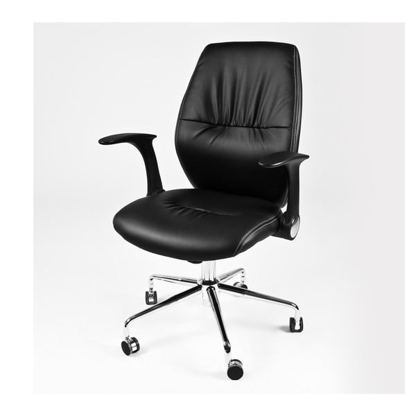 Pracovní židle na kolečkách Icaro, černá