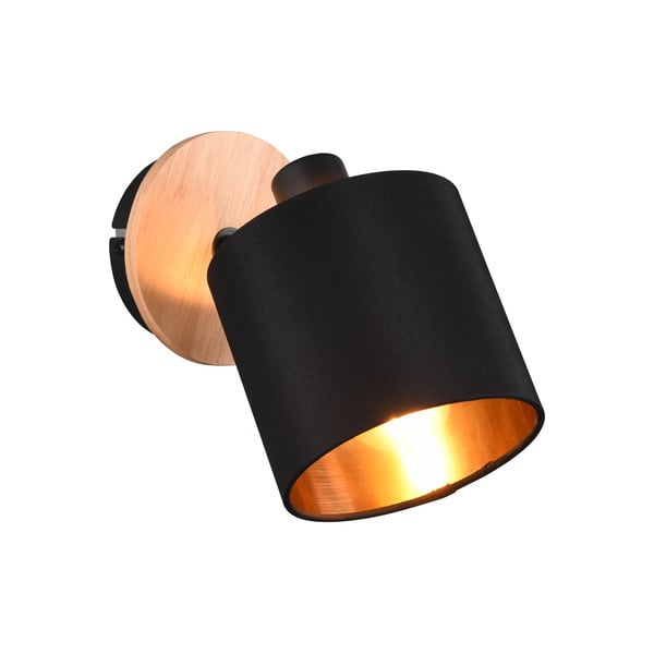 Bodové svítidlo v černo-přírodní barvě ø 12 cm Tommy – Reality-image-1