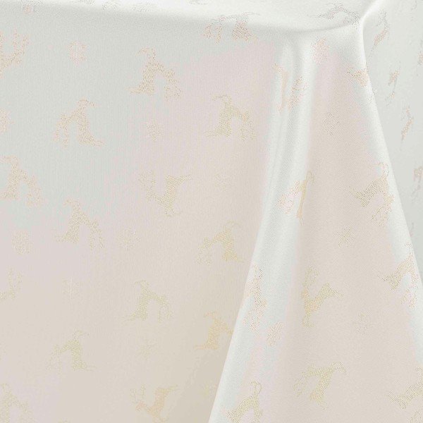 Ubrus s vánočním motivem z žakáru 140x250 cm Les Rennes – douceur d'intérieur-image-3