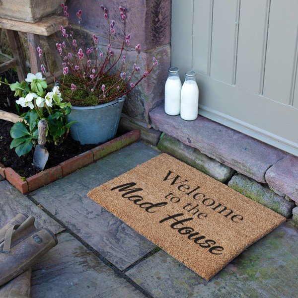 Rohožka z kokosového vlákna 40x60 cm Welcome to the Mad House – Artsy Doormats-image-4