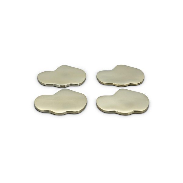 Kovové podtácky v sadě 4 ks ve zlaté barvě Charm – S|P Collection-image-3