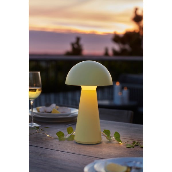 Žlutá LED stolní lampa na dálkové ovládání (výška 28 cm) Sam – Sirius-image-3