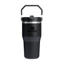 Černá termoska z nerezové oceli 600 ml IceFlow™ Flip Straw 2.0 Tumbler Black – Stanley