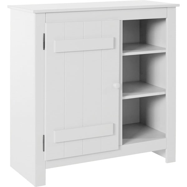 Bílá skříňka z borovicového dřeva 90x90 cm Bertram – Støraa-image-2