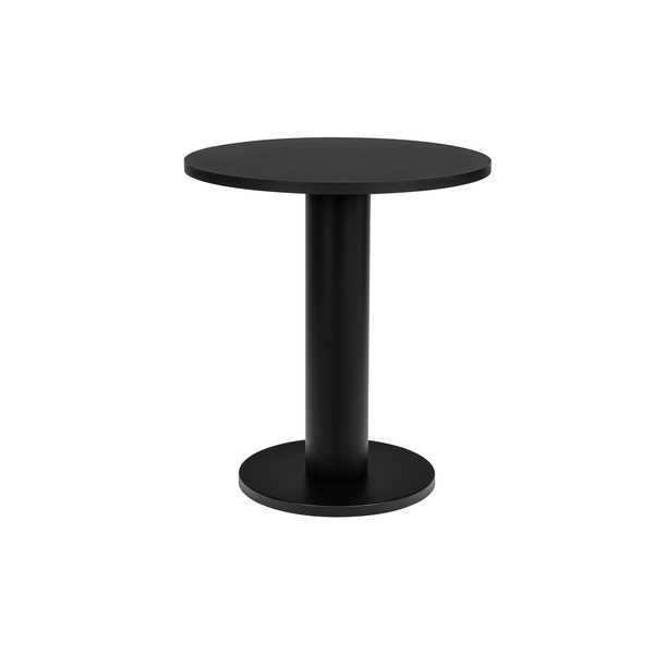 Kulatý jídelní stůl s deskou v dubovém dekoru ø 65 cm Sool – noo.ma