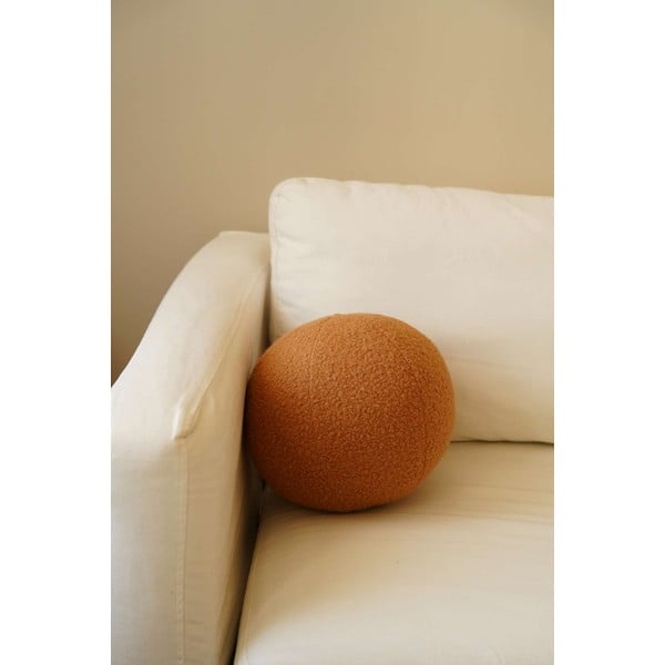 Dekorační polštář z materiálu bouclé ø 25 cm Top – Mioli Decor-image-4