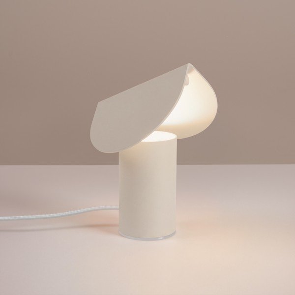 Béžová hliníková LED stolní lampa (výška 15 cm) BISCUIT – Thoro-image-1