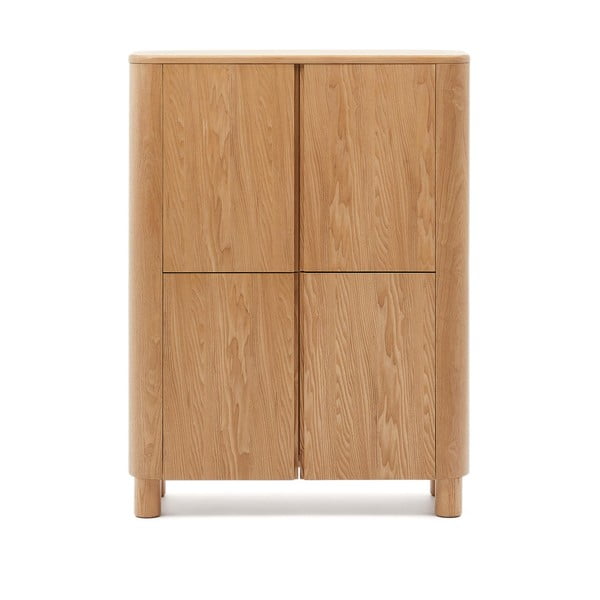 Skříňka v dekoru jasanu v přírodní barvě 100x134x40 cm Salaya – Kave Home