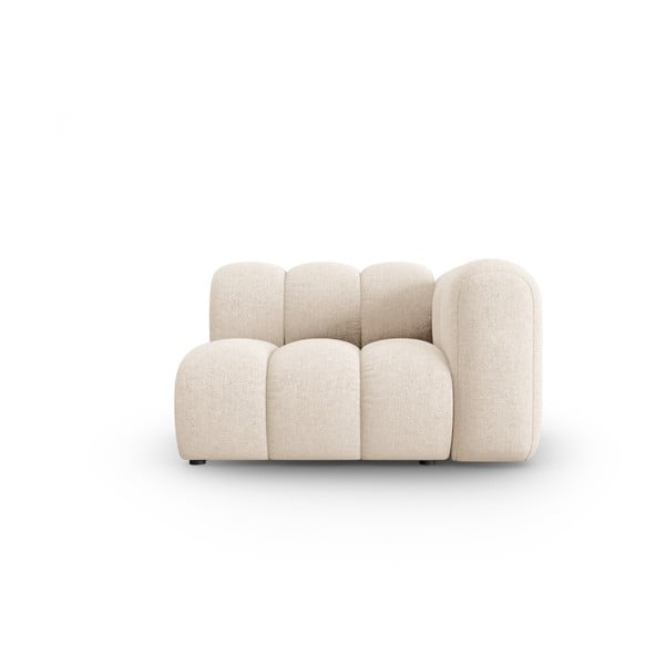 Krémový modul pohovky (pravý roh) Lupine – Micadoni Home