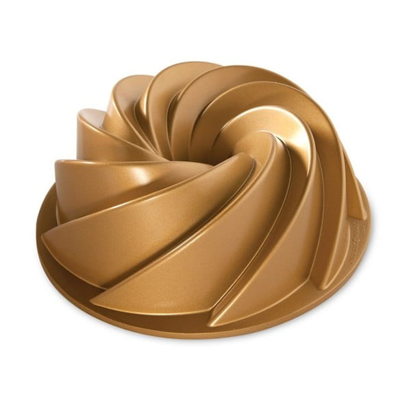 Forma na bábovku ve zlaté barvě Nordic Ware Rondo Heritage, 2,4 l