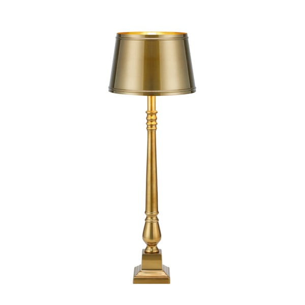 Stolní lampa ve zlaté barvě s kovovým stínidlem (výška 66 cm) Metallo – Markslöjd