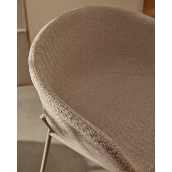 Béžová barová židle (výška sedáku 65 cm) Yvette – Kave Home-image-2