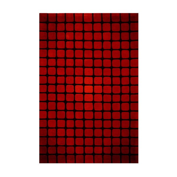Koberec Casablanca Square 70x140 cm, červený