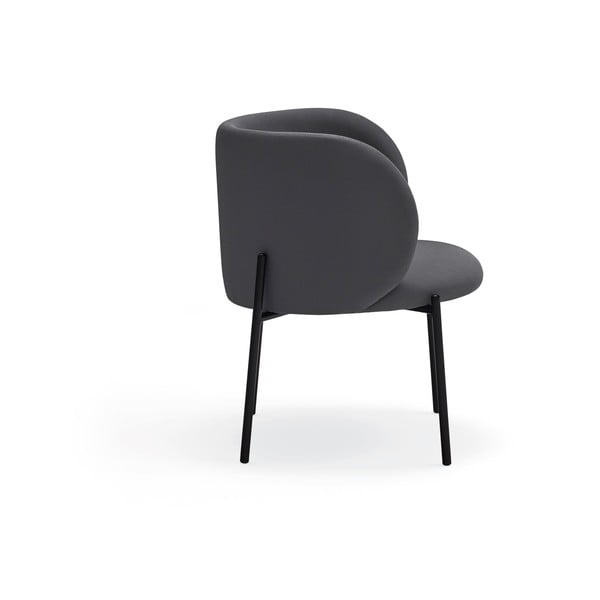 Tmavě šedé křeslo Teulat Mogi-image-3