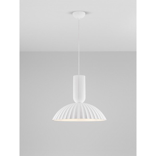 Bílé kamenné závěsné svítidlo ø 50 cm Ammos – Nova Luce-image-4