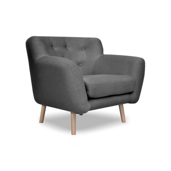 Šedé křeslo Cosmopolitan design London-image-2