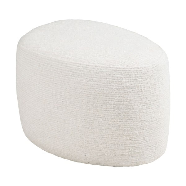 Krémový žinylkový taburet Hilo – House Nordic