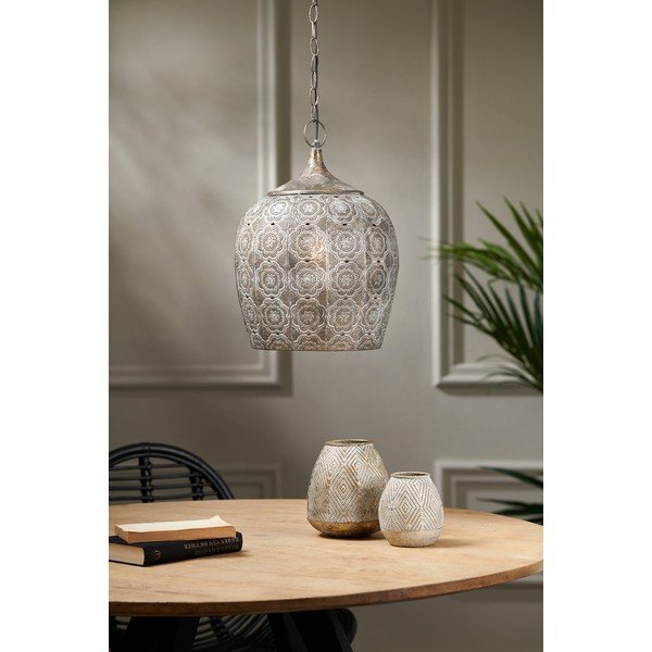 Šedé závěsné svítidlo Kadiri – Light & Living-image-1