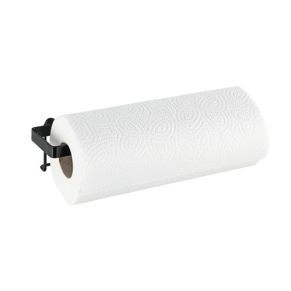 Černý nástěnný držák na kuchyňské utěrky Wenko Gala-image-1