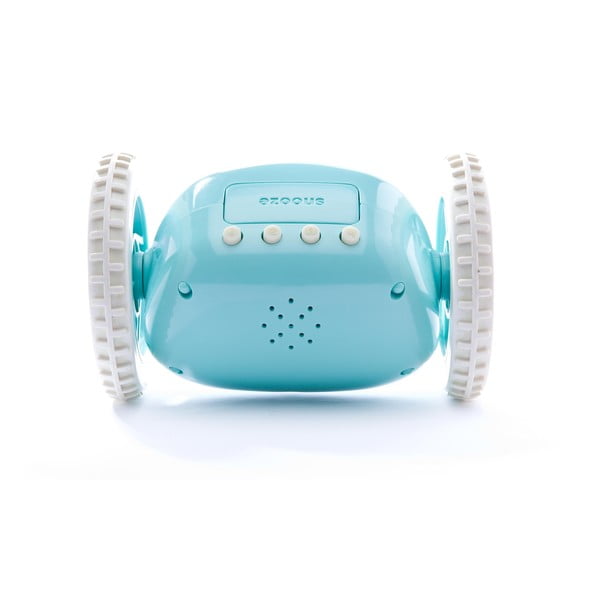 Clocky, budík na kolečkách, aqua-image-1