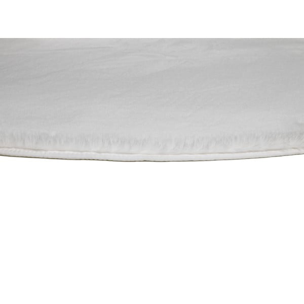 Bílý koberec Universal Fox Liso, Ø 120 cm-image-2