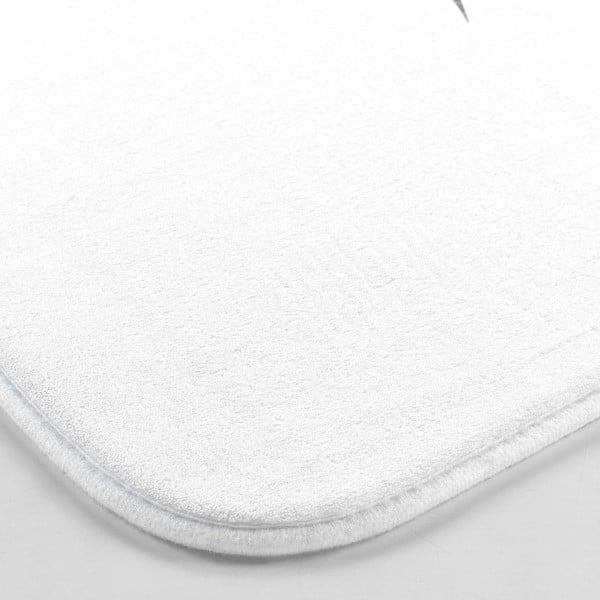 Bílá/ve stříbrné barvě koupelnová předložka 45x75 cm Orbella – douceur d'intérieur-image-2