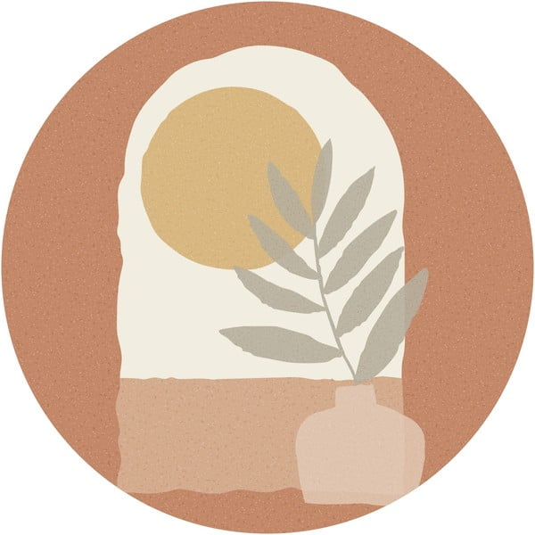 Samolepka na zeď 120x120 cm Sunrise and Olive Branch – Ambiance-image-2