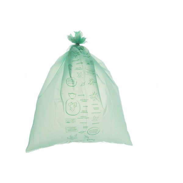 Biologicky rozložitelný a kompostovatelný pytel na odpadky BIO EXTRUSION, 20 kusů, objem 35 l-image-1