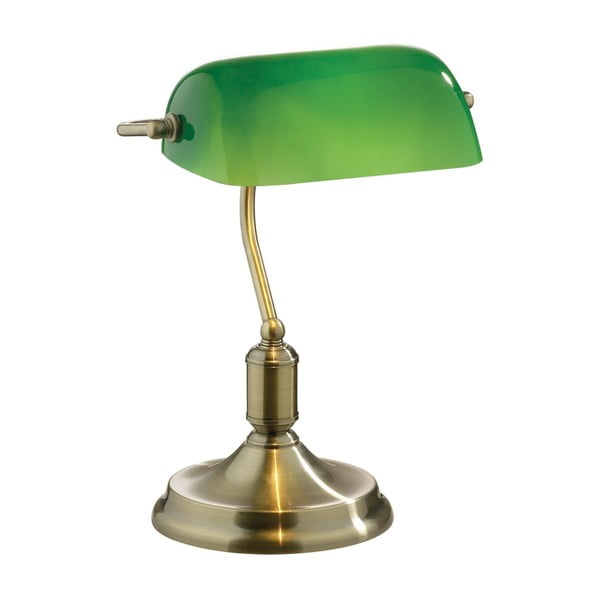 Stolní lampa Evergreen Lights Retro Verde
