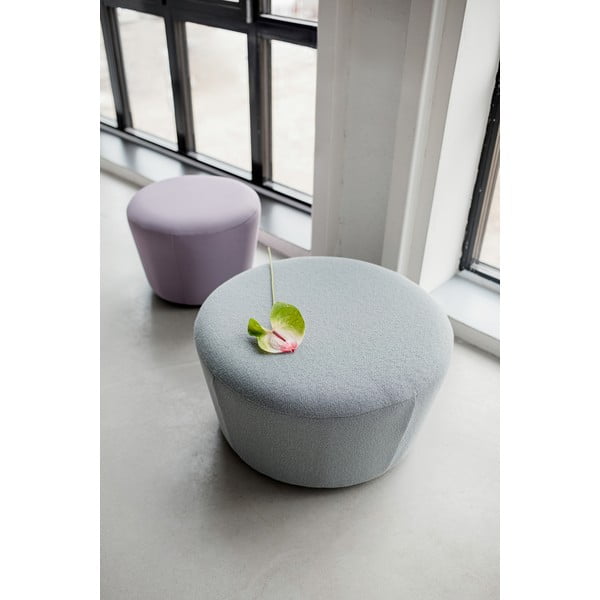 Koňakově hnědý kožený puf EMKO Naïve, ø 72 cm-image-2