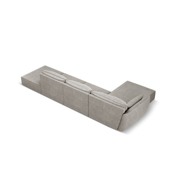 Světle šedá rohová pohovka (levý roh) Vanda – Mazzini Sofas-image-3