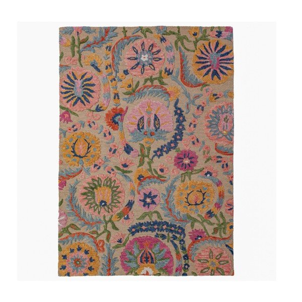 Ručně tkaný vlněný koberec 200x300 cm Amira Floral  – Flair Rugs