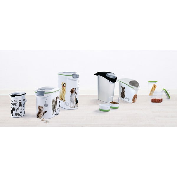 Bílý kontejner na krmivo Curver, 23 l-image-1