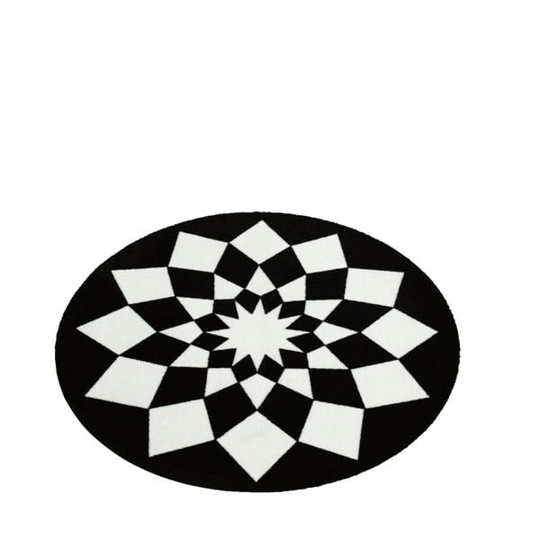 Koberec Deko - černá geometrie, 100 cm-image-2