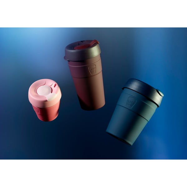 Tmavě modrý cestovní hrnek s víčkem KeepCup Spruce Thermal, 340 ml-image-1