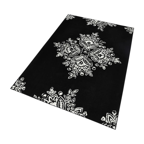 Černo-bílý koberec Hanse Home Gloria Blossom, 200 x 290 cm-image-3